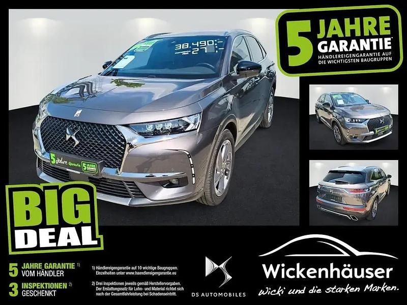 Lackierung platiniumgrau/metallic klarlack Gebraucht 2022 DS Automobiles DS7 Crossback Rivoli SUV | 35.490 € - Bild 1/4