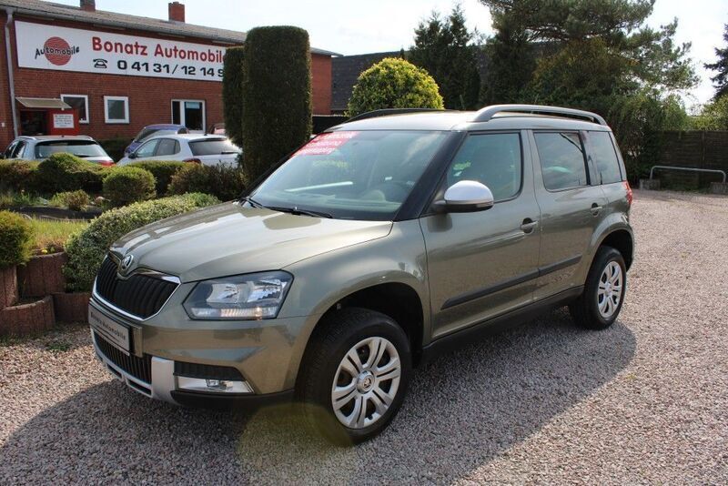 Grün Gebraucht 2014 Skoda Yeti Outdoor Active SUV | 13.980 € - Bild 1/4