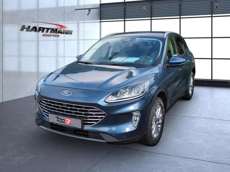 Blau Gebraucht 2021 Ford Kuga Titanium SUV | 22.450 € (Guter Preis) - Bild 1/4