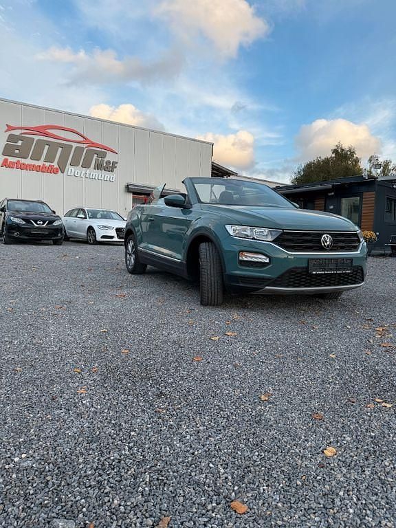 Gebraucht VW T-Roc Cabriolet Style 150 PS (110 kW) 2021 Grün Cabrio