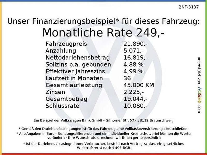 Gebraucht VW Caddy Maxi Basis 122 PS (89 kW) 2022 Weiß Van / Kleinbus