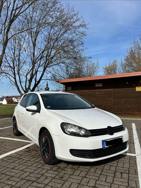 Gebraucht VW Golf VI Trendline 80 PS (58 kW) 2009 Weiß Kleinwagen