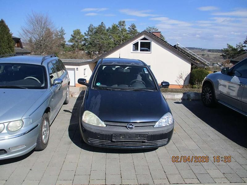 Gebraucht Opel Corsa Basis 58 PS (42 kW) 2002 Schwarz Kleinwagen