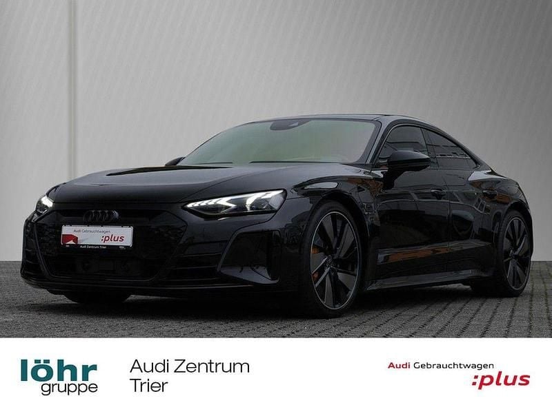 Mythosschwarz metallic Gebraucht 2022 Audi e-tron GT quattro Ambiente Limousine | 56.980 € (Guter Preis) - Bild 1/4