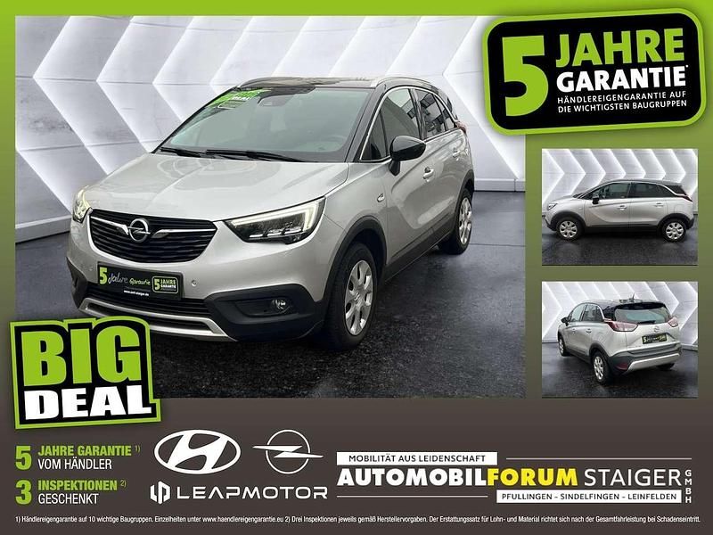 Gebraucht Opel Crossland X Innovation 110 PS (80 kW) 2018 Argon silber/ice silver (m2) SUV