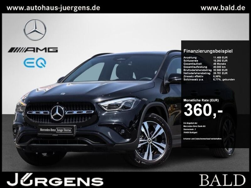 Metalliclack kosmosschwarz Gebraucht 2024 Mercedes GLA200 Progressive SUV | 41.350 € (Fairer Preis) - Bild 1/4