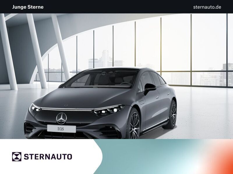 Grau Gebraucht 2022 Mercedes EQS450+ Premium Plus Limousine | 58.905 € (Guter Preis) - Bild 1/4