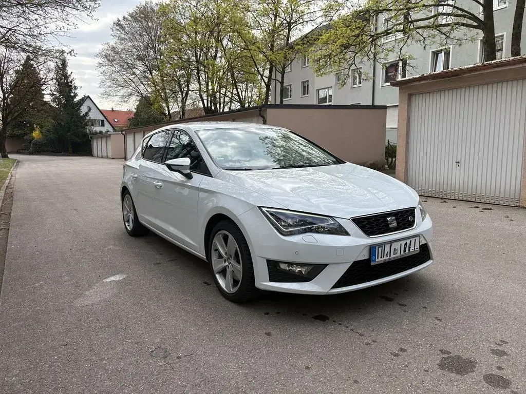 Usata Seat Leon FR 184 CV (135 kW) 2015 Bianco Berlina