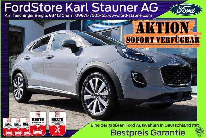 Grau Gebraucht 2024 Ford Puma Titanium X SUV | 22.480 € (Superpreis) - Bild 1/4