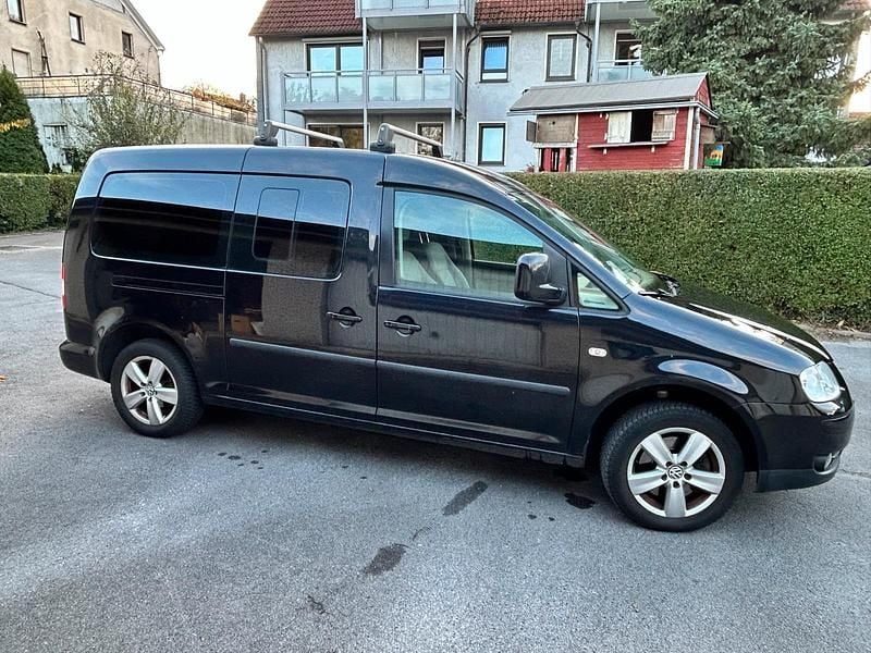 Schwarz Gebraucht 2009 VW Caddy Maxi Van / Kleinbus | 5.300 € - Bild 1/4