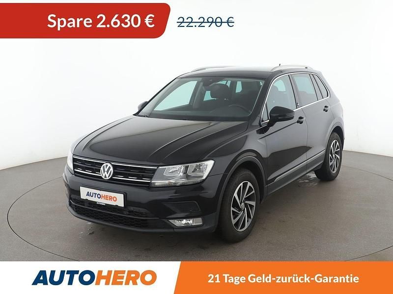 Deep black Gebraucht 2017 VW Tiguan Sound SUV | 19.660 € (Guter Preis) - Bild 1/3