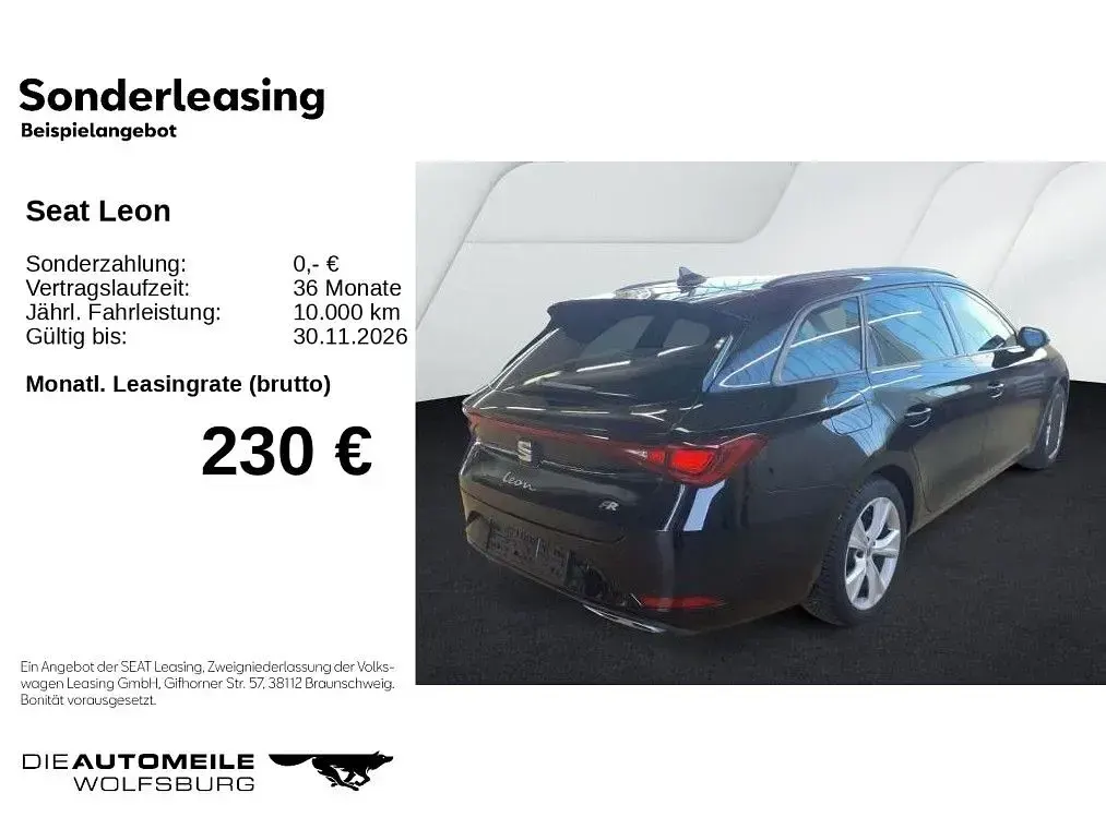 Gebraucht Seat Leon ST FR 150 PS (110 kW) 2025 Mitternachtsschwarz Kombi