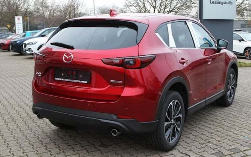 Gebraucht Mazda CX-5 Exclusive-Line 194 PS (142 kW) 2023 Rot (soul red crystal metallic) SUV