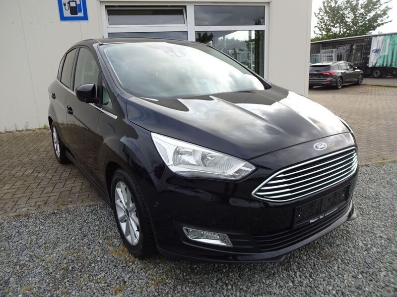 Schwarz Gebraucht 2019 Ford C-MAX Titanium Van / Kleinbus | 11.999 € (Fairer Preis) - Bild 1/3