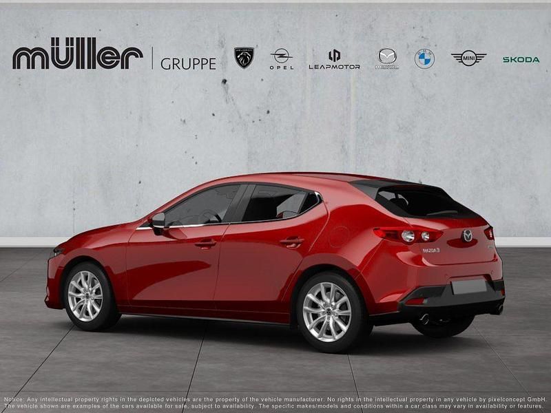 Neu Mazda 3 Exclusive-Line 140 PS (102 kW) 2026 Rot Limousine