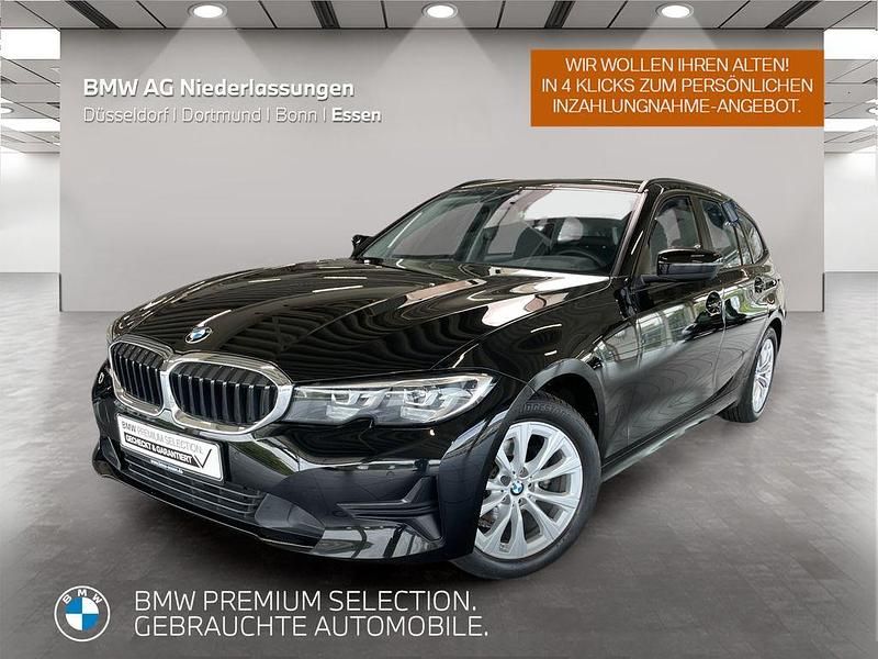 Schwarz Gebraucht 2020 BMW 318 Advantage Kombi | 22.999 € (Fairer Preis) - Bild 1/4