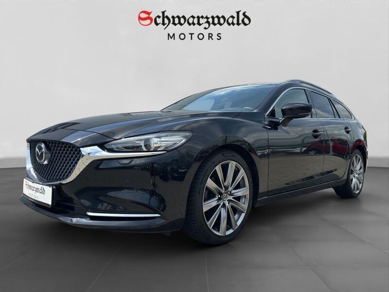 Schwarz Gebraucht 2019 Mazda 6 Sports-Line Kombi | 23.180 € (Fairer Preis) - Bild 1/4