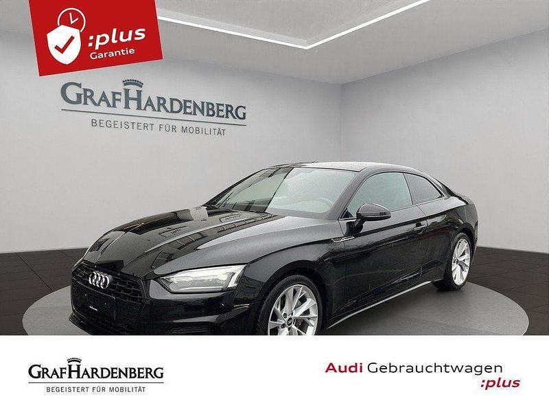 Mythosschwarz metallic Gebraucht 2021 Audi A5 Ambiente Coupé | 27.933 € (Superpreis) - Bild 1/3