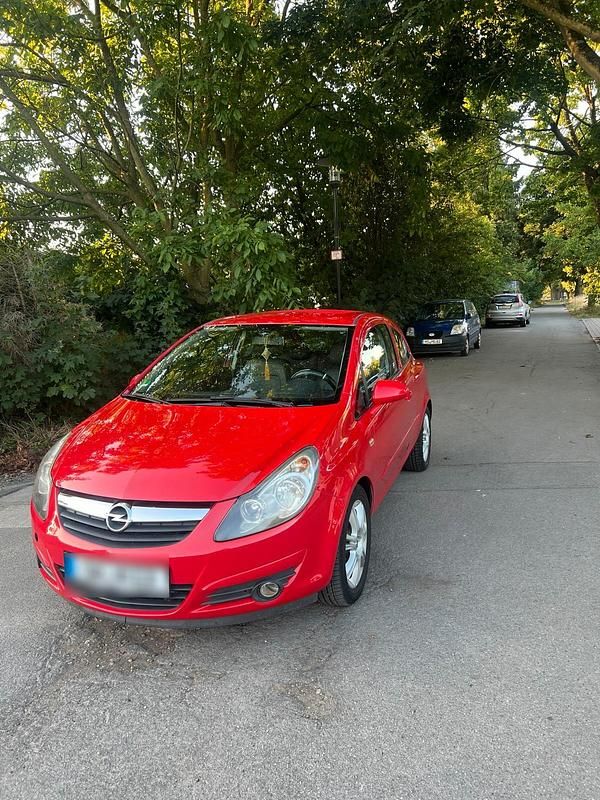 Gebraucht Opel Corsa 80 PS (58 kW) 2007 Rot Kleinwagen