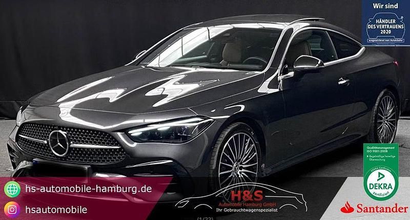 Grafitgrau lack Gebraucht 2024 Mercedes CLE300 AMG Line Premium Plus Coupé | 59.900 € (Fairer Preis) - Bild 1/4