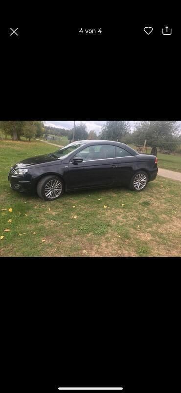 Schwarz Gebraucht 2015 VW Eos Cabrio | 11.500 € (Guter Preis) - Bild 1/4