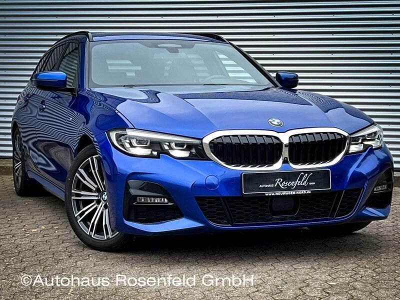 Blau Gebraucht 2021 BMW 320 M Sport Kombi | 33.290 € (Superpreis) - Bild 1/4