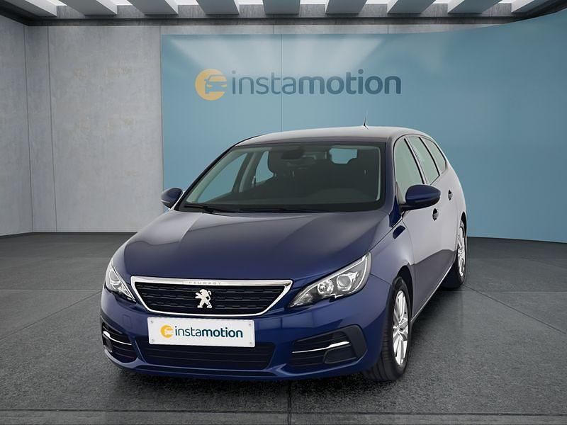 Blau Gebraucht 2020 Peugeot 308 SW Kombi | 12.599 € - Bild 1/4