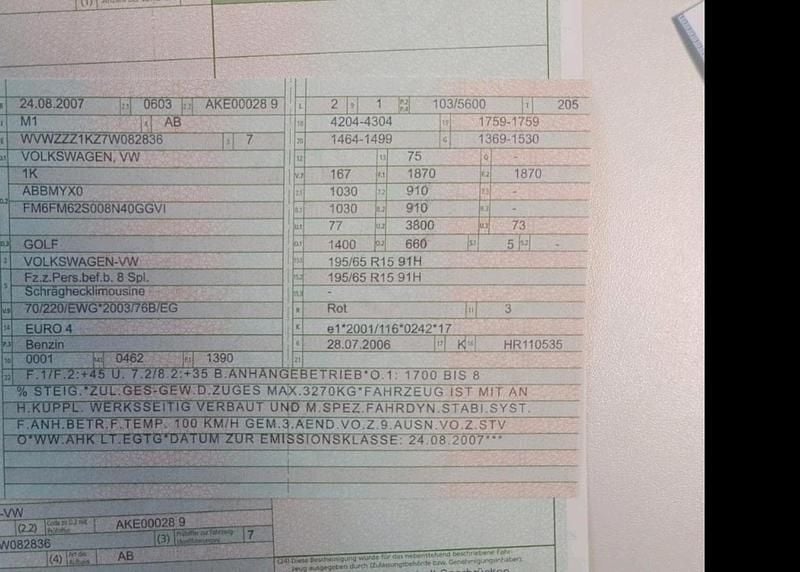 Gebraucht VW Golf V 140 PS (102 kW) 2007 Violet Kleinwagen