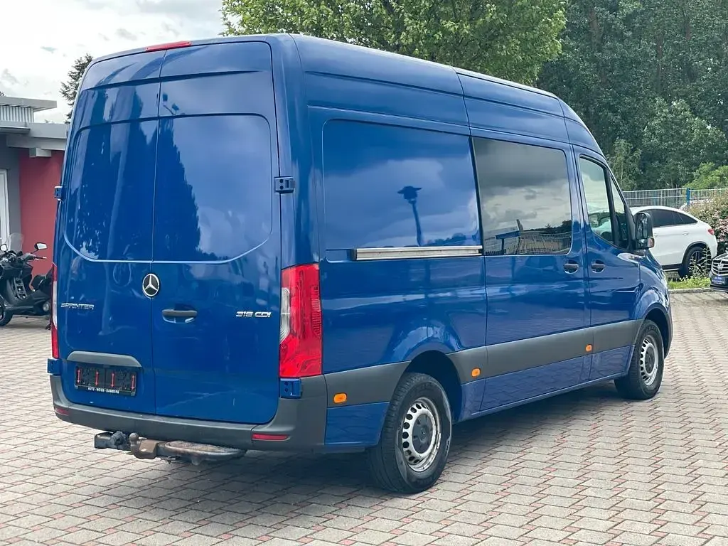 Occasion Mercedes Sprinter 163 ch (119 kW) 2018 Bleue Van