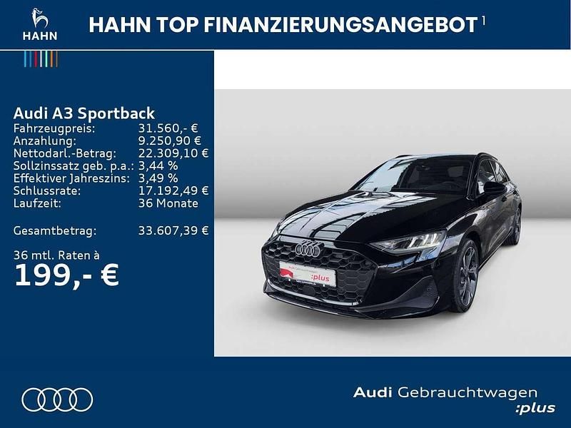 Gebraucht Audi A3 Ambiente 116 PS (85 kW) 2025 Mythosschwarz metallic Limousine