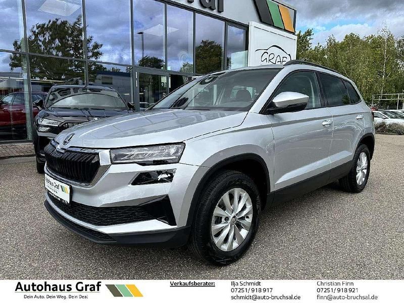 Brilliantsilber metallic Gebraucht 2023 Skoda Karoq Ambition SUV | 27.990 € (Fairer Preis) - Bild 1/4