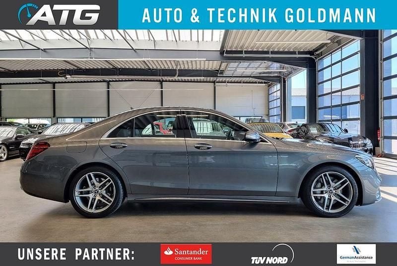 Selenitgrau metalliclack Gebraucht 2018 Mercedes S350 AMG line Limousine | 53.390 € (Superpreis) - Bild 1/4