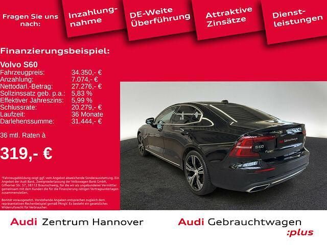 Gebraucht Volvo S60 303 PS (222 kW) 2021 Onyx black metallic (metallic) Limousine