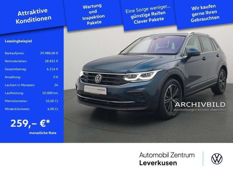 Nightshade blue Gebraucht 2024 VW Tiguan Move SUV | 29.988 € (Superpreis) - Bild 1/3