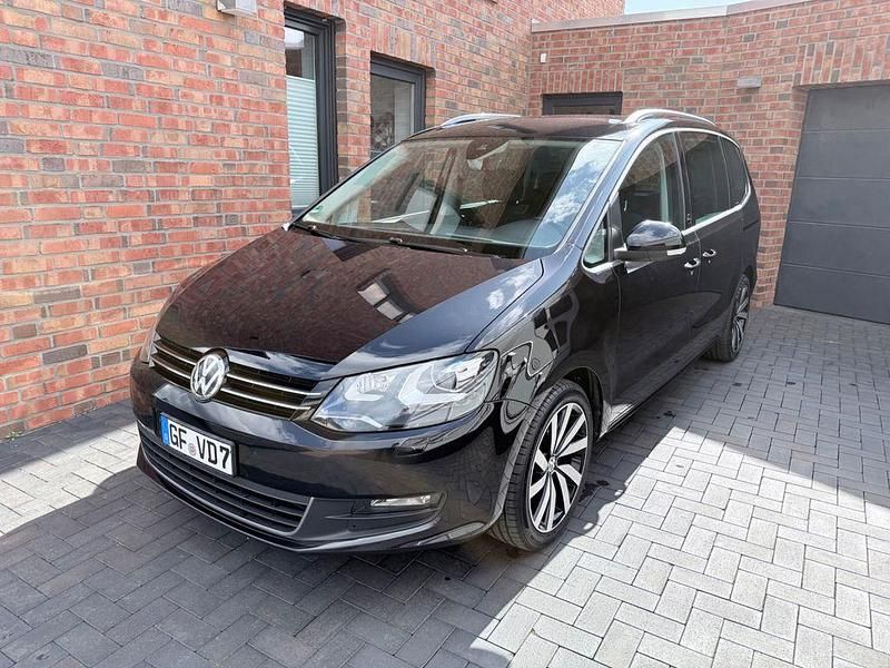 Gebraucht VW Sharan Sound 184 PS (135 kW) 2017 Schwarz Van / Kleinbus