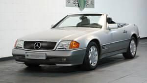 Silber Gebraucht 1990 Mercedes SL300 Cabrio | 19.900 € - Bild 1/4