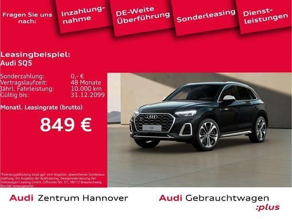 Schwarz (0e mythosschwarz metallic) Gebraucht 2023 Audi SQ5 Ambiente SUV | 54.800 € (Superpreis) - Bild 1/4