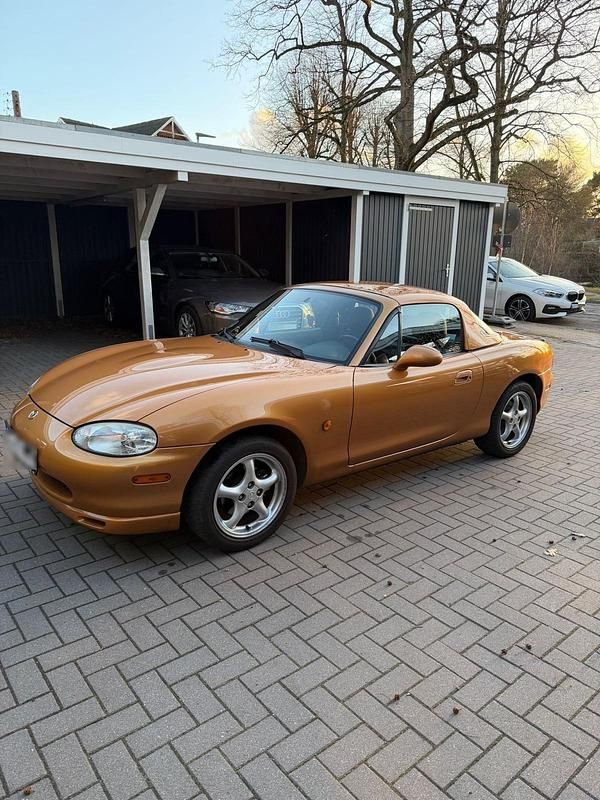 Gebraucht Mazda MX5 110 PS (80 kW) 1999 Gold Cabrio