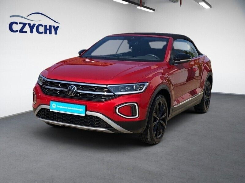 Rot Gebraucht 2023 VW T-Roc Cabriolet Style Cabrio | 32.890 € (Fairer Preis) - Bild 1/4