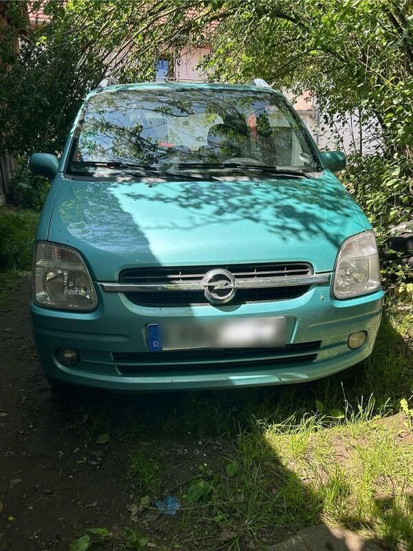 Blau Gebraucht 2003 Opel Agila Kleinwagen | 500 € (Guter Preis) - Bild 1/4