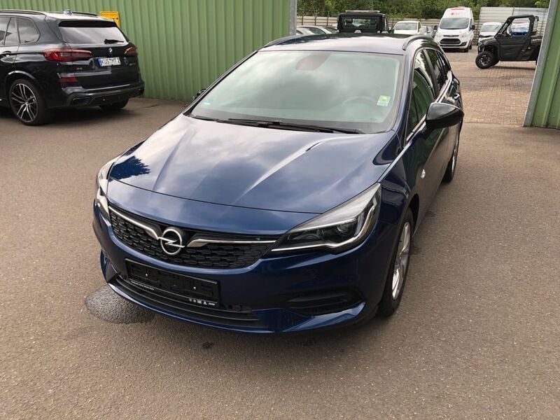 Blau Gebraucht 2021 Opel Astra Edition Kombi | 7.490 € (Superpreis) - Bild 1/4