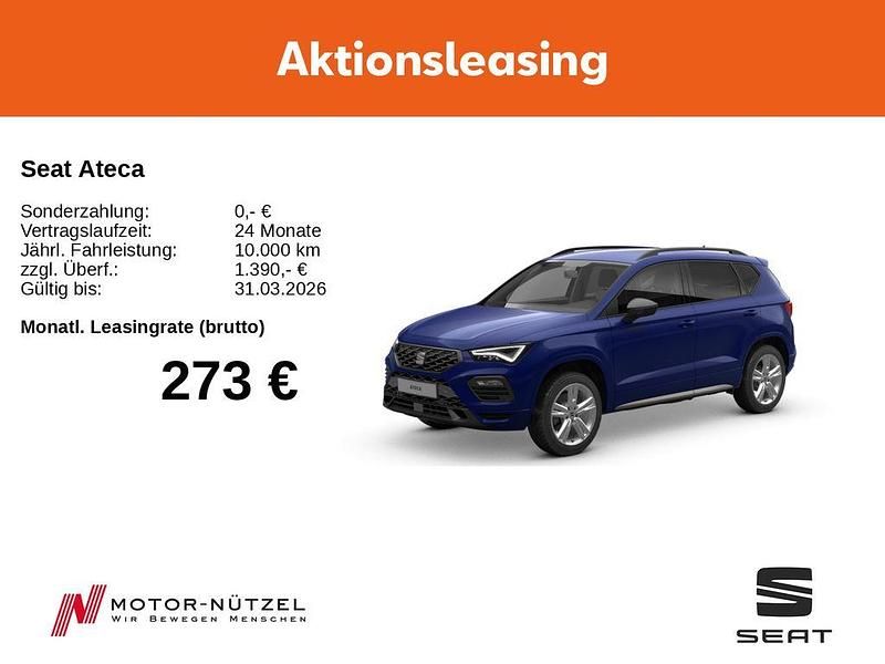 Neu Seat Ateca FR 150 PS (110 kW) 2026 Blau SUV