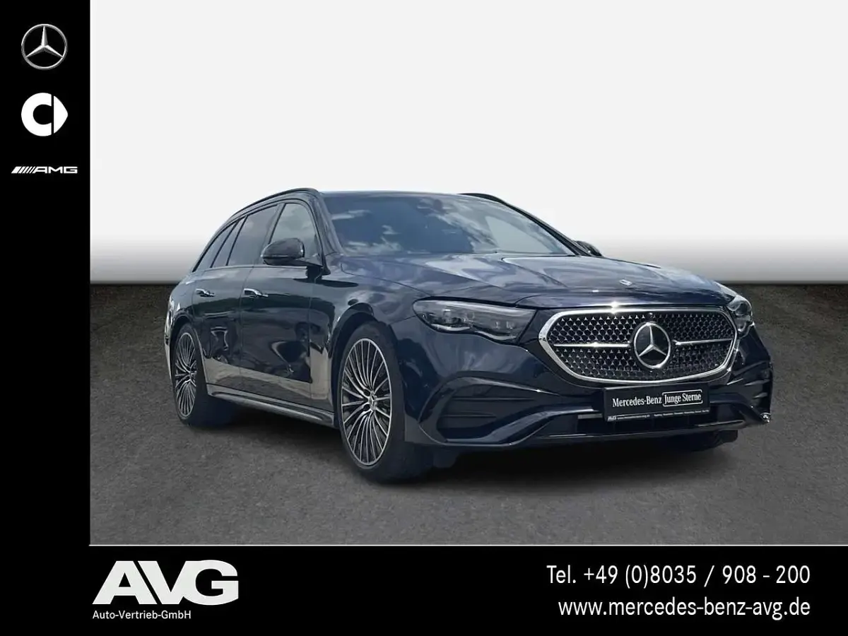Gebraucht Mercedes E220 AMG line 197 PS (144 kW) 2025 Lack nautikblau Kombi