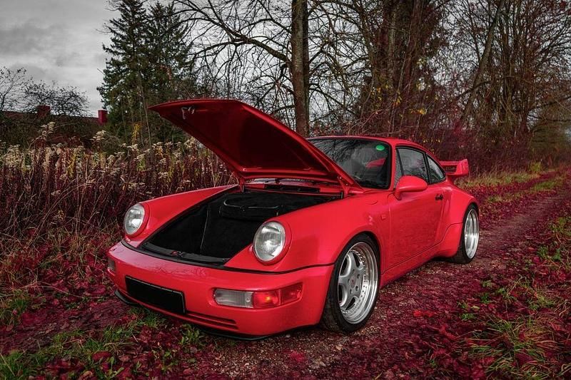 Brugt Porsche 964 250 HK (183 kW) 1990 Rød