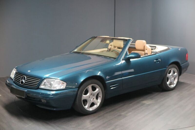 Grün Gebraucht 1999 Mercedes SL500 Cabrio | 49.900 € - Bild 1/4