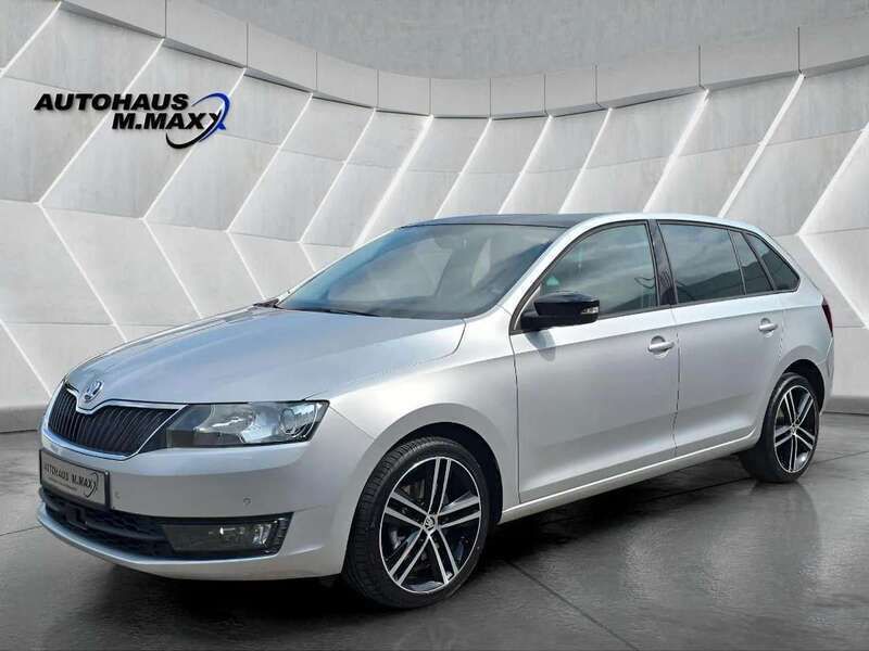 Silber Gebraucht 2015 Skoda Rapid Emotion Plus Kombi | 9.400 € (Fairer Preis) - Bild 1/4