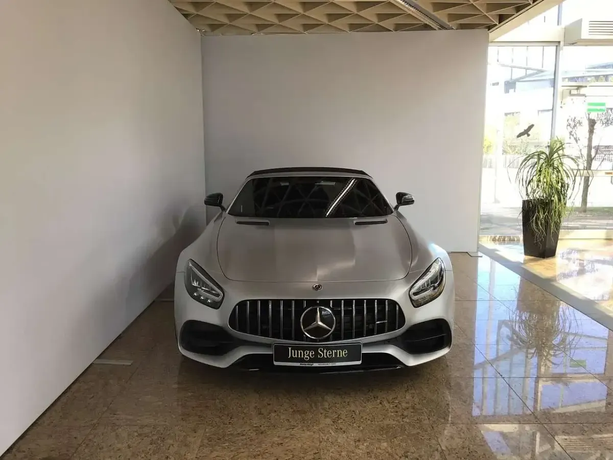 Gebraucht Mercedes AMG GT AMG 557 PS (409 kW) 2021 Designo iridiumsilber magno Cabrio
