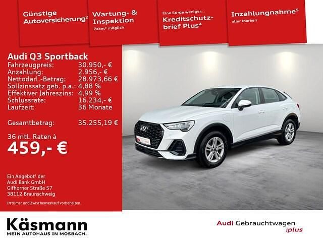 Ibisweiß Gebraucht 2022 Audi Q3 Sportback Basis SUV | 30.950 € (Guter Preis) - Bild 1/3