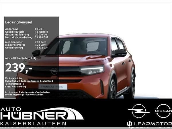 Orange (kanyon orange) Neu 2025 Opel Frontera Edition SUV | 21.490 € (Superpreis) - Bild 1/1