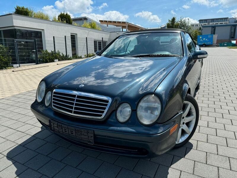 Blau Gebraucht 2003 Mercedes CLK430 Cabrio | 4.980 € (Superpreis) - Bild 1/4